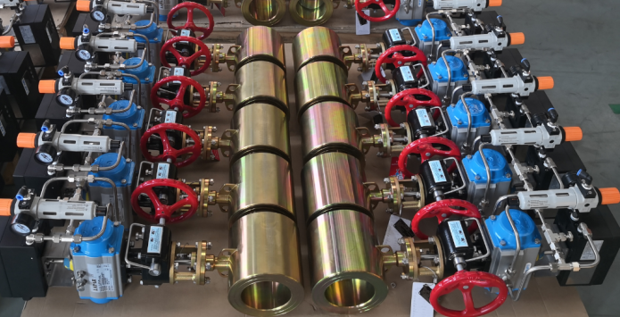 气动调节风阀实物图